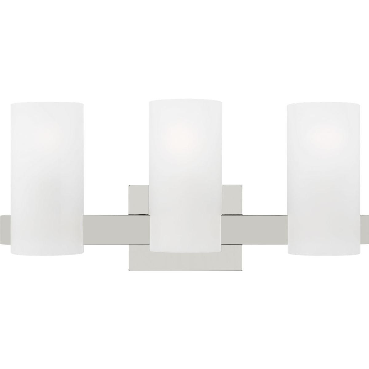 Visual Comfort Studio Collection DJV1103CH Drew & Jonathan Scott Rhode 3 Light 19.63 inch Chrome Vanity Light Wall Light