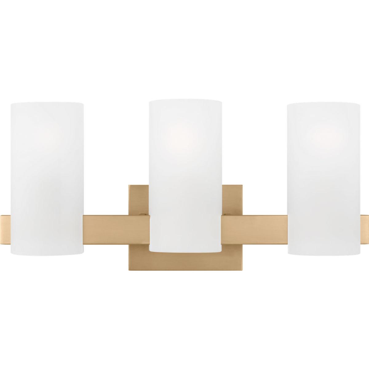 Visual Comfort Studio Collection DJV1103SB Drew & Jonathan Scott Rhode 3 Light 19.63 inch Satin Brass Vanity Light Wall Light