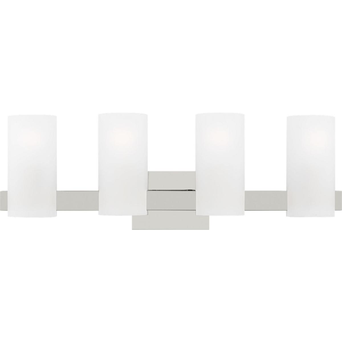Visual Comfort Studio Collection DJV1104CH Drew & Jonathan Scott Rhode 4 Light 27 inch Chrome Vanity Light Wall Light