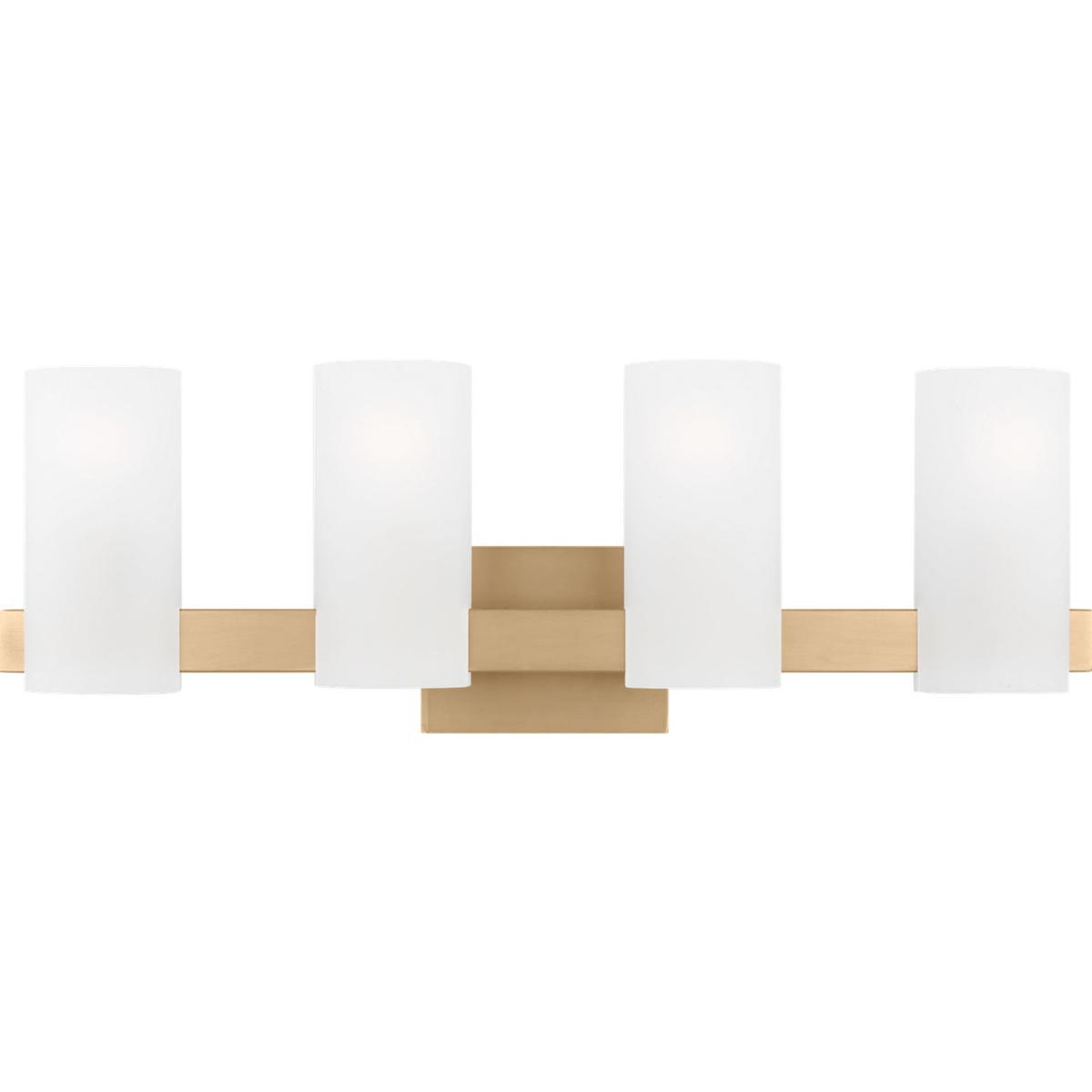 Visual Comfort Studio Collection DJV1104SB Drew & Jonathan Scott Rhode 4 Light 27 inch Satin Brass Vanity Light Wall Light