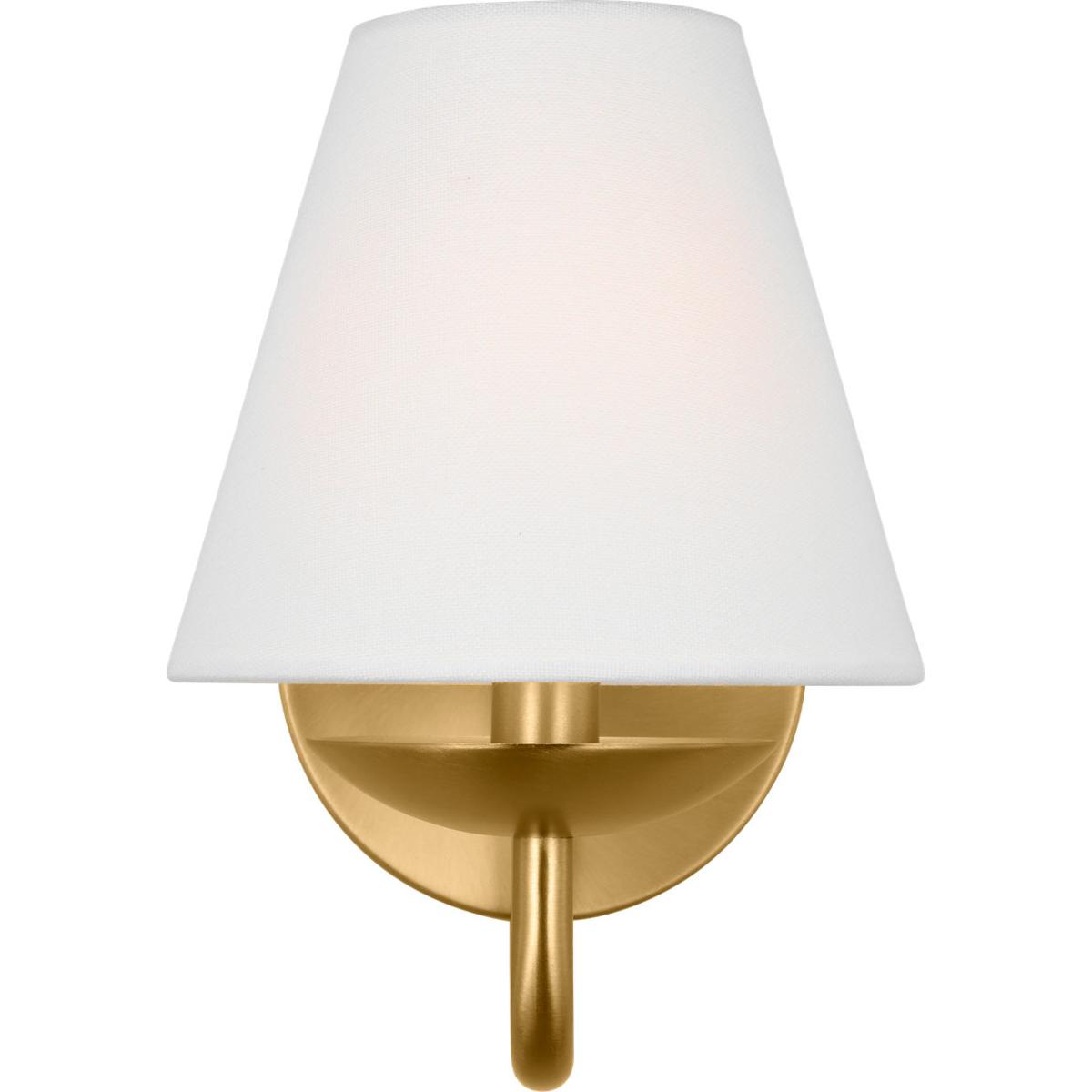 Visual Comfort Studio Collection DJW1071SB Drew & Jonathan Scott Albion 1 Light 6 inch Satin Brass Sconce Wall Light