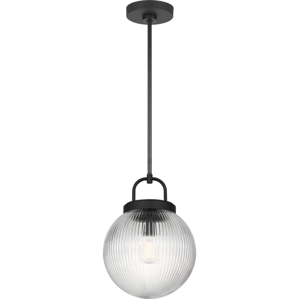 Visual Comfort Studio Collection SCDJPD129MBKRG-LI Drew & Jonathan Preston 1 Light 10 inch Midnight Black Pendant Ceiling Light in LED