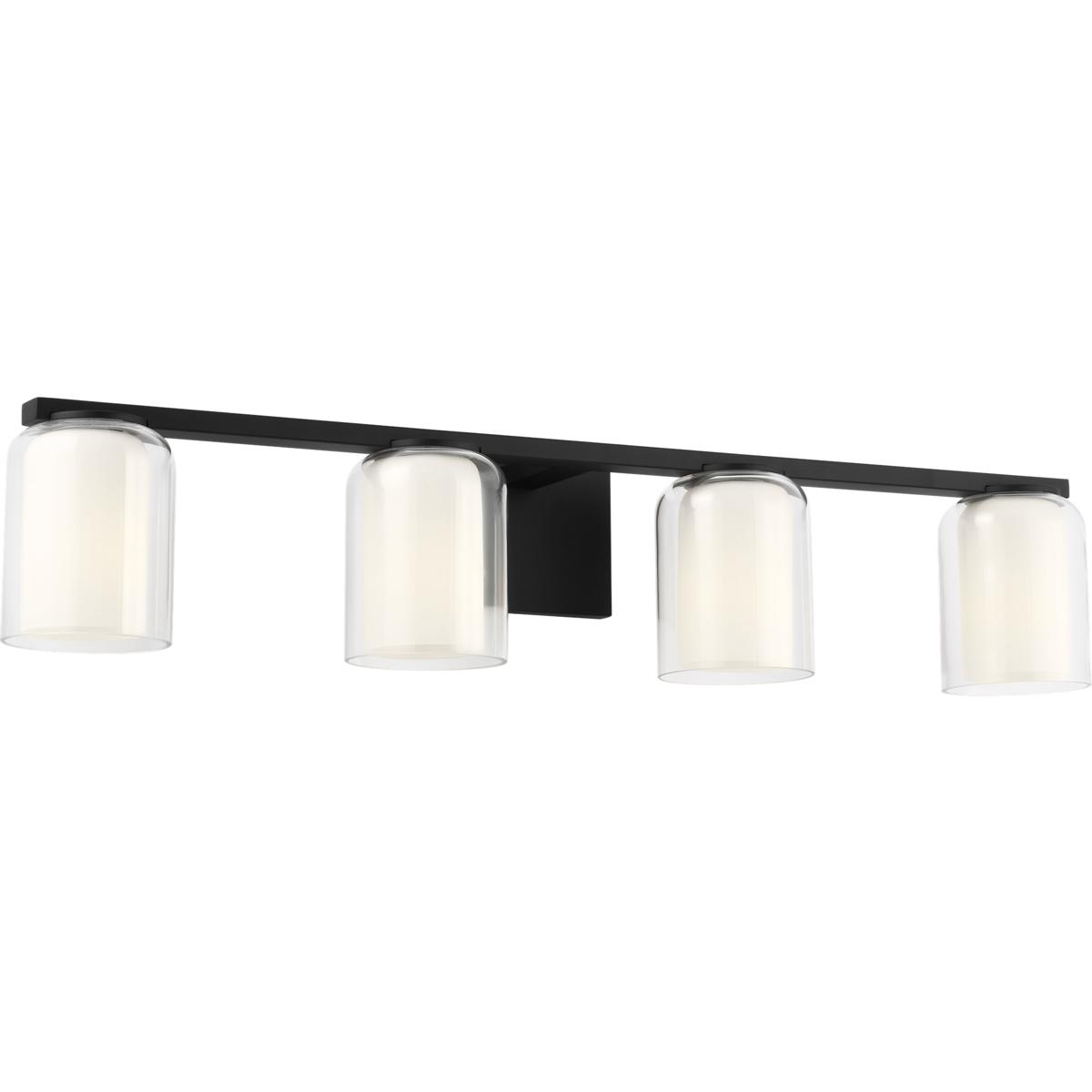 Visual Comfort Studio Collection SCDJVN132MBKCGMG Drew & Jonathan Holden 4 Light 32.63 inch Midnight Black Bath Vanity Wall Light in Standard