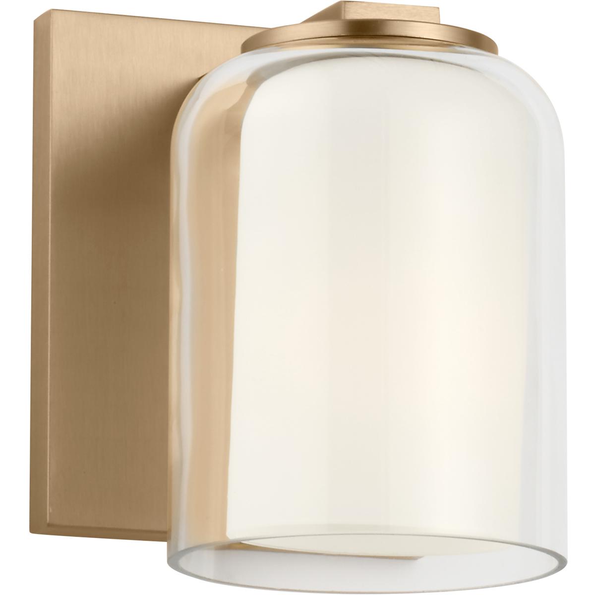 Visual Comfort Studio Collection SCDJVN133SBCGMG-LI Drew & Jonathan Holden 1 Light 6.67 inch Satin Brass Bath Sconce Wall Light in LED