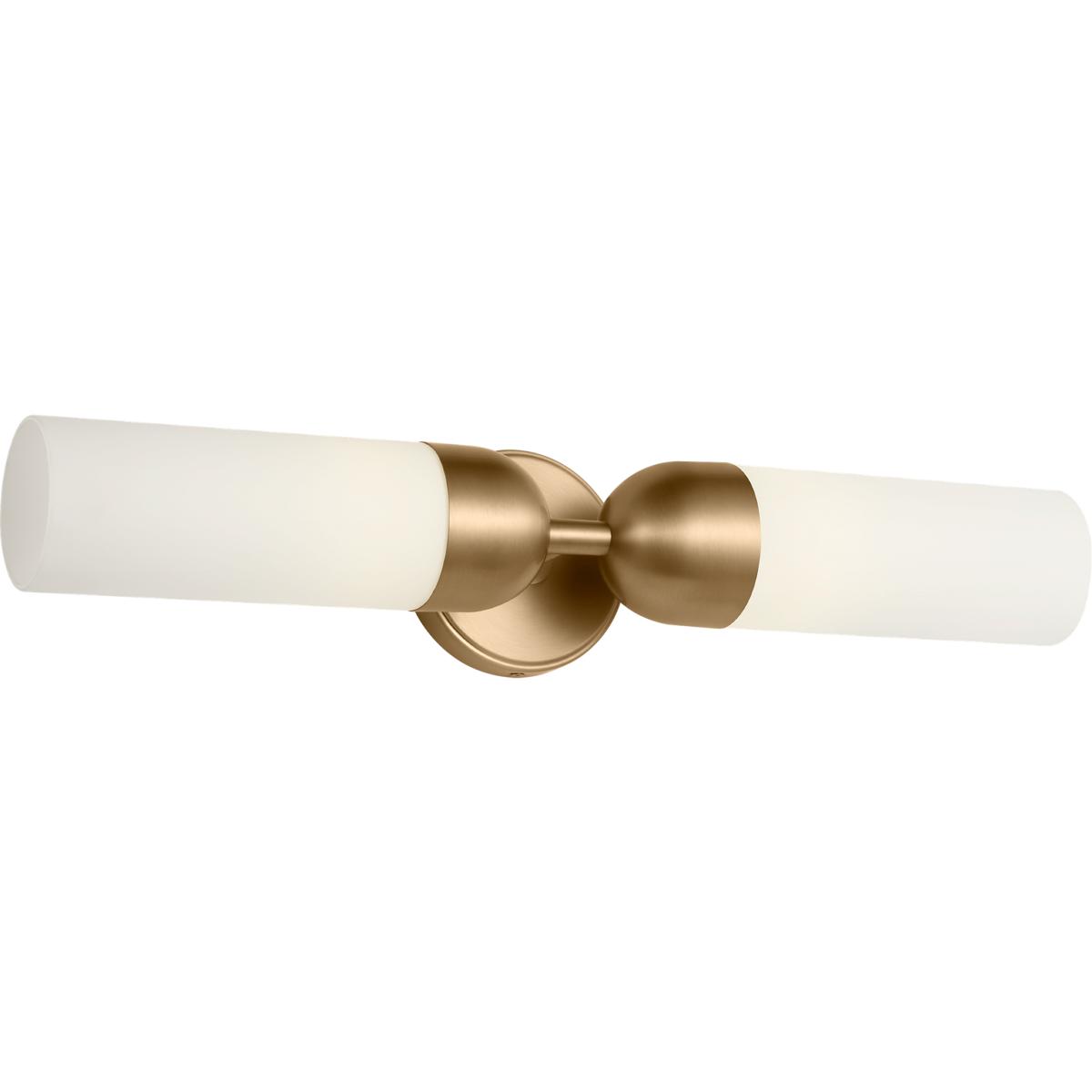 Visual Comfort Studio Collection SCDJVN160SBOEG-LI Drew & Jonathan Lawson 1 Light 24 inch Satin Brass Bath Vanity Wall Light in LED