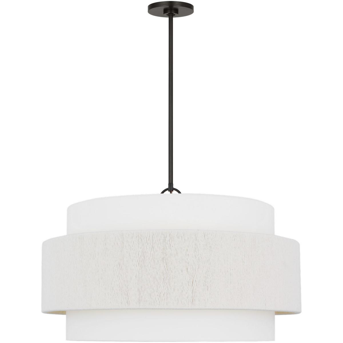 Visual Comfort Studio Collection EP1184AI Ellen DeGeneres Belaro 4 Light 26 inch Aged Iron Hanging Shade Ceiling Light