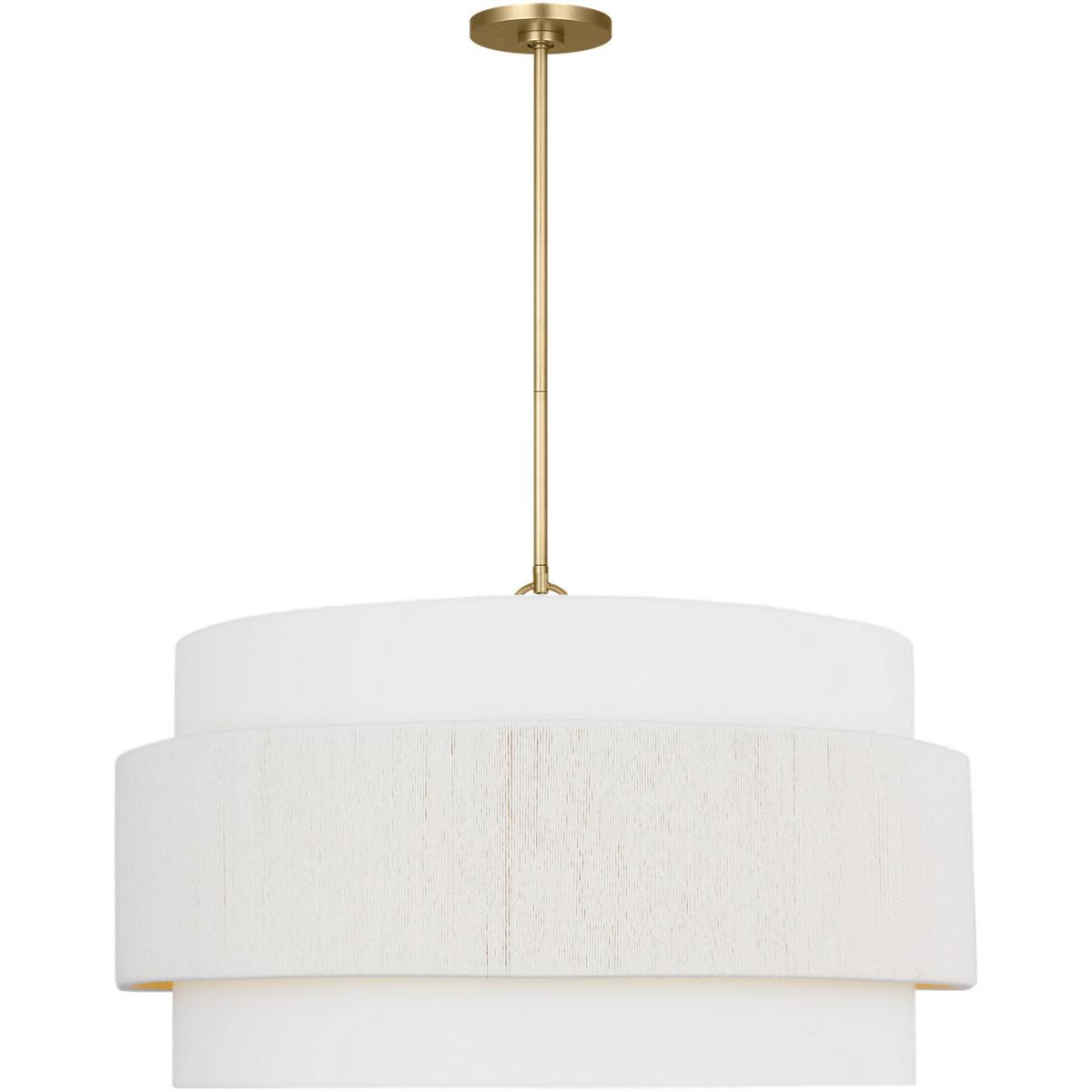 Visual Comfort Studio Collection EP1196GD Ellen DeGeneres Belaro 6 Light 30 inch Gild Hanging Shade Ceiling Light