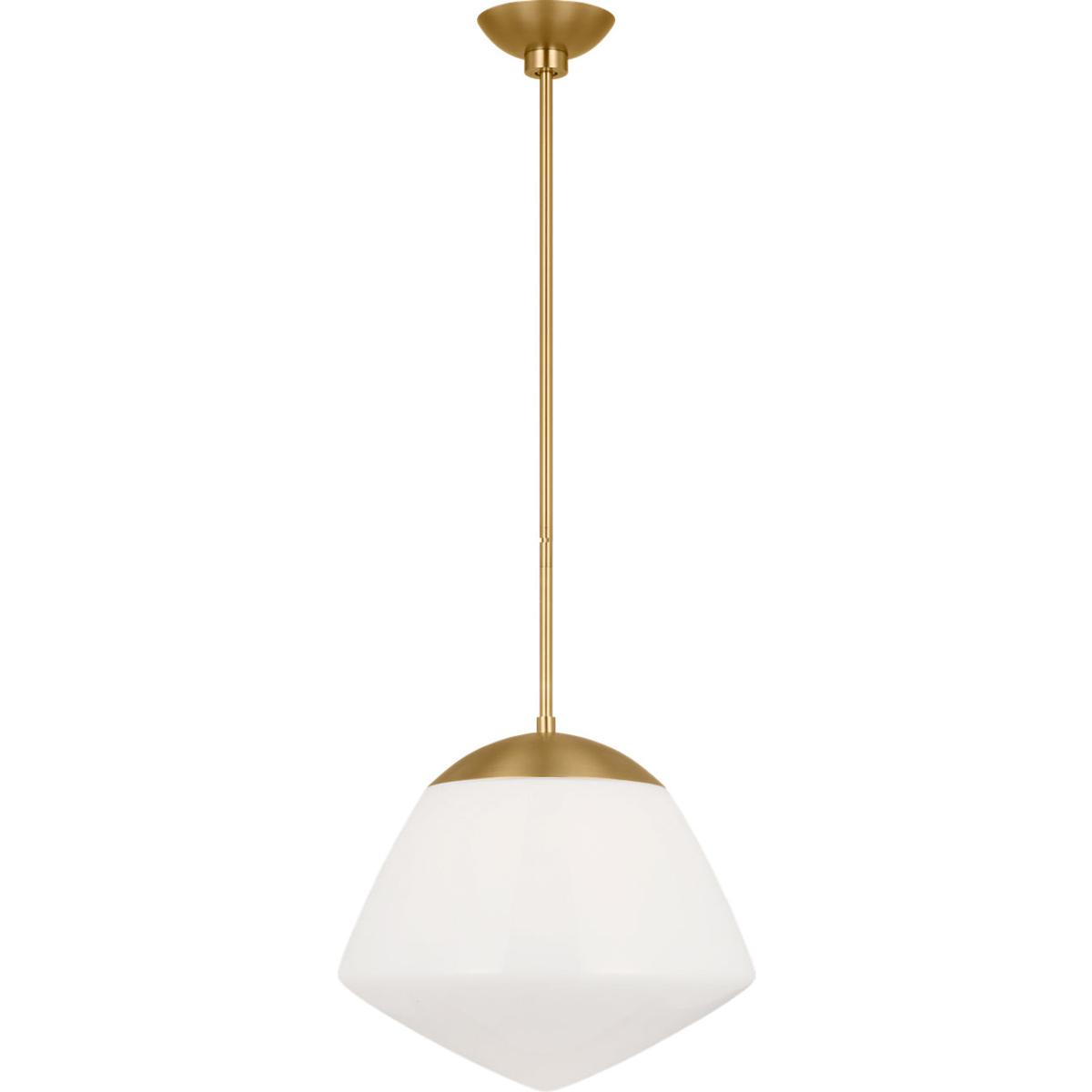 Visual Comfort Studio Collection EP1351BBS ED Ellen DeGeneres Milne 1 Light 15.5 inch Burnished Brass Pendant Ceiling Light