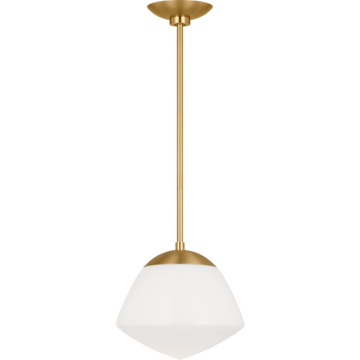 Visual Comfort Studio Collection EP1361BBS ED Ellen DeGeneres Milne 1 Light 10 inch Burnished Brass Pendant Ceiling Light