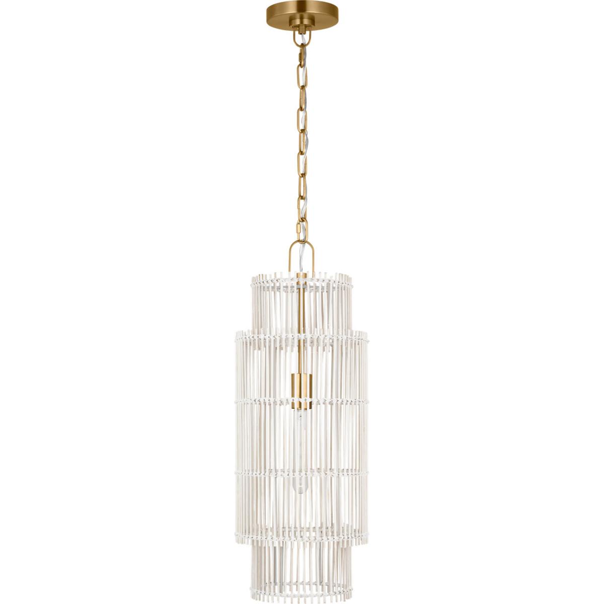 Visual Comfort Studio Collection EP1411BBS ED Ellen DeGeneres Elio 1 Light 10 inch Burnished Brass Hanging Shade Ceiling Light