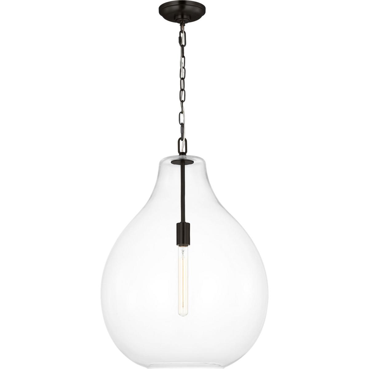 Visual Comfort Studio Collection EP1441AI ED Ellen DeGeneres Magnus 1 Light 18.5 inch Aged Iron Pendant Ceiling Light