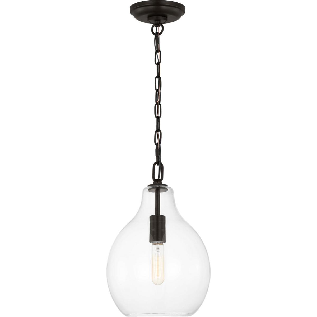 Visual Comfort Studio Collection EP1451AI ED Ellen DeGeneres Magnus 1 Light 10 inch Aged Iron Pendant Ceiling Light