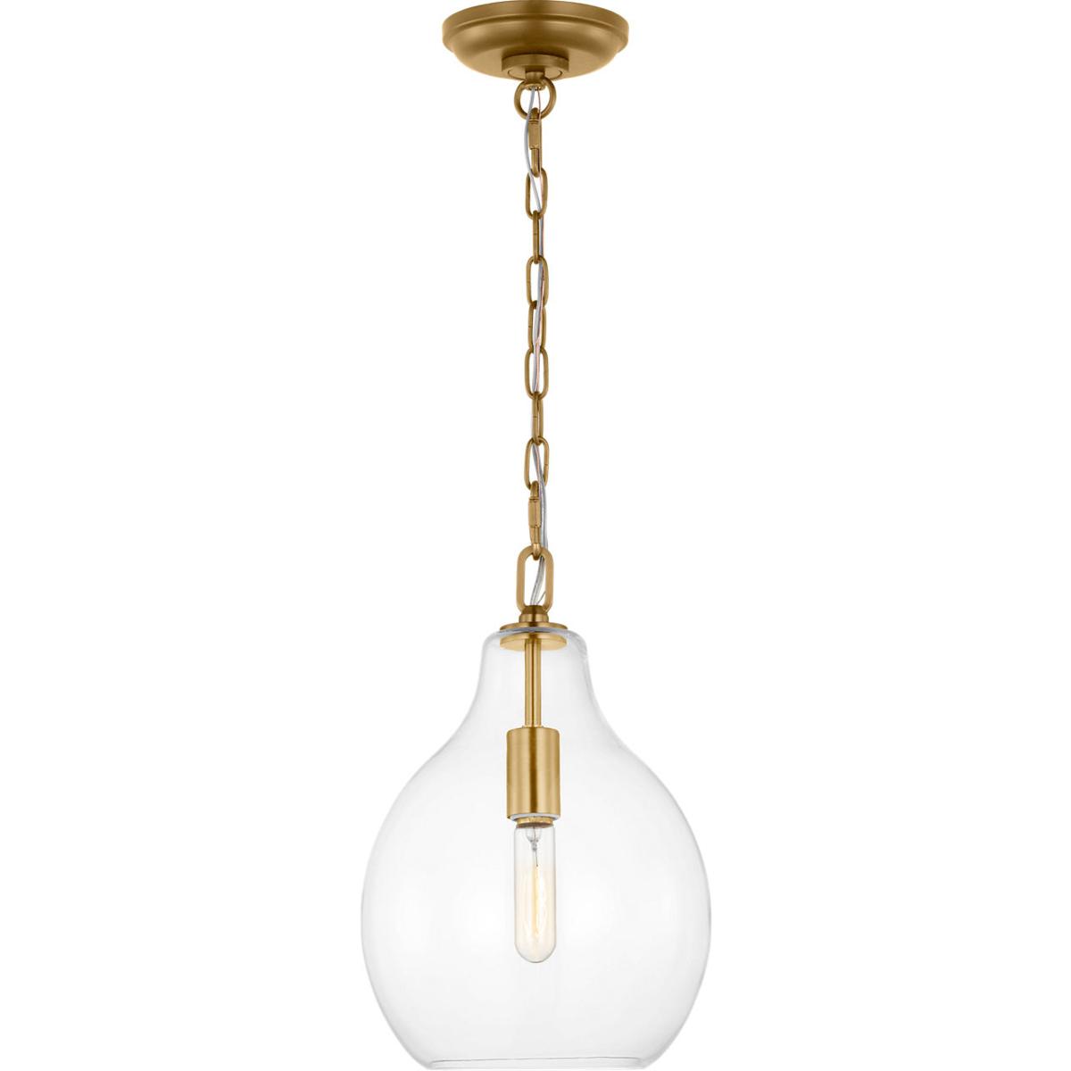Visual Comfort Studio Collection EP1451BBS ED Ellen DeGeneres Magnus 1 Light 10 inch Burnished Brass Pendant Ceiling Light