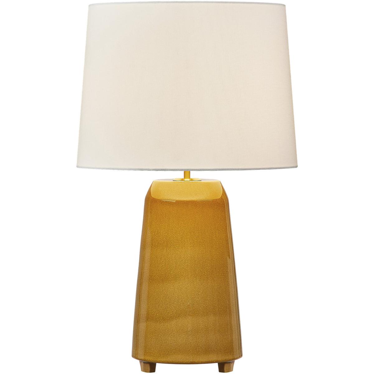 Visual Comfort Studio Collection HT1191CHO HABLE Nell 28.13 inch 75 watt Cracked Honey Table Lamp Portable Light