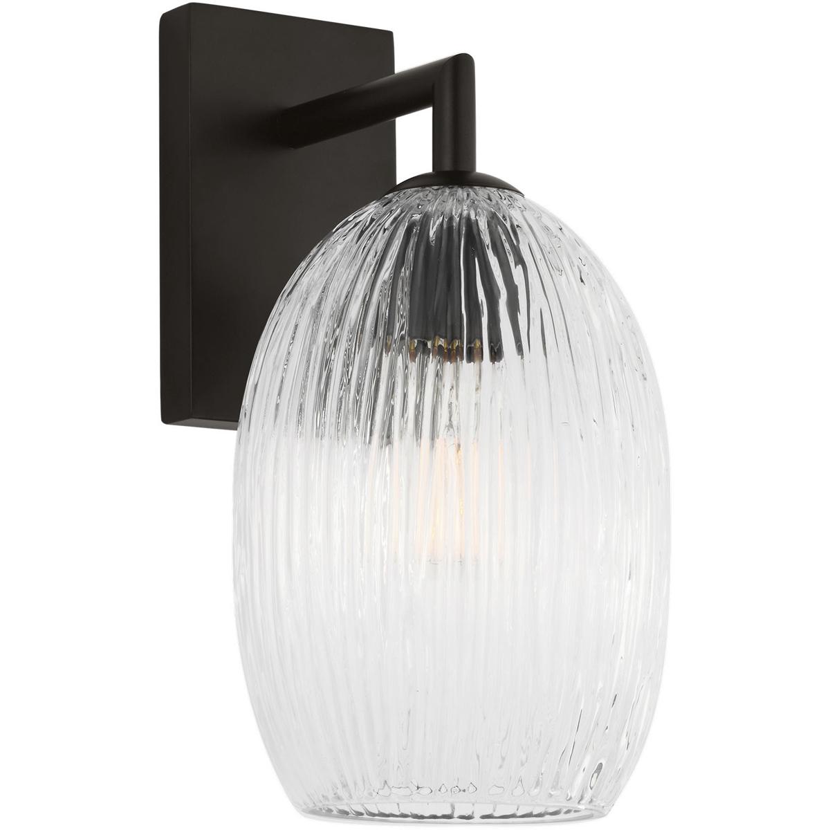 Visual Comfort Studio Collection HW1001AI HABLE Serafina 1 Light 4.88 inch Aged Iron Sconce Wall Light