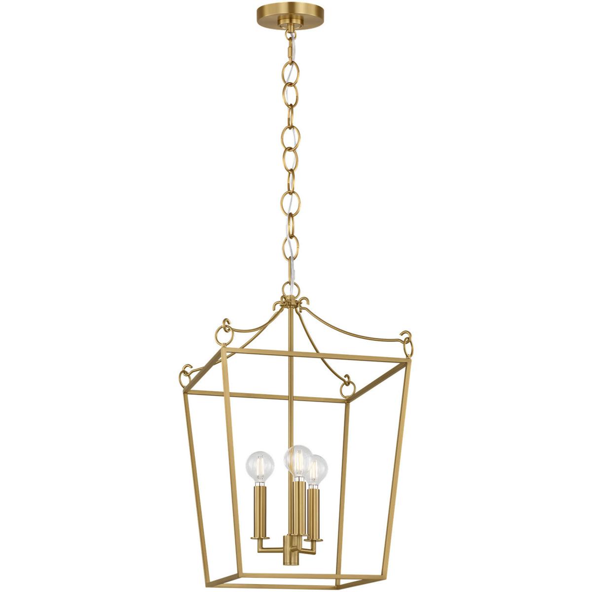 Visual Comfort Studio Collection KSC1174BBS kate spade new york Carlyle 4 Light 17.63 inch Burnished Brass Lantern Pendant Ceiling Light