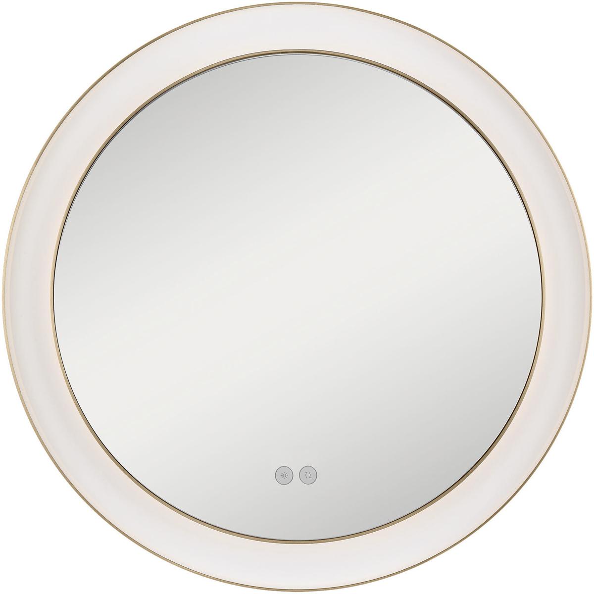 Visual Comfort Studio Collection KSMRIL104BBS kate spade new york Chopin 24 X 24 inch Burnished Brass LED Illuminated Mirror