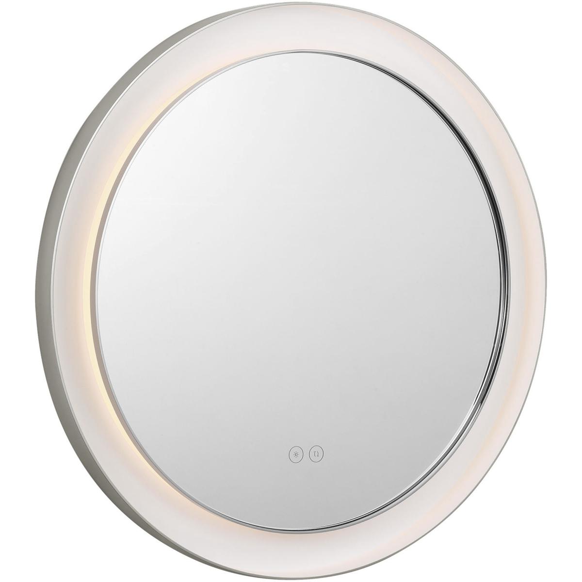 Visual Comfort Studio Collection KSMRIL104PN kate spade new york Chopin 24 X 24 inch Polished Nickel LED Illuminated Mirror