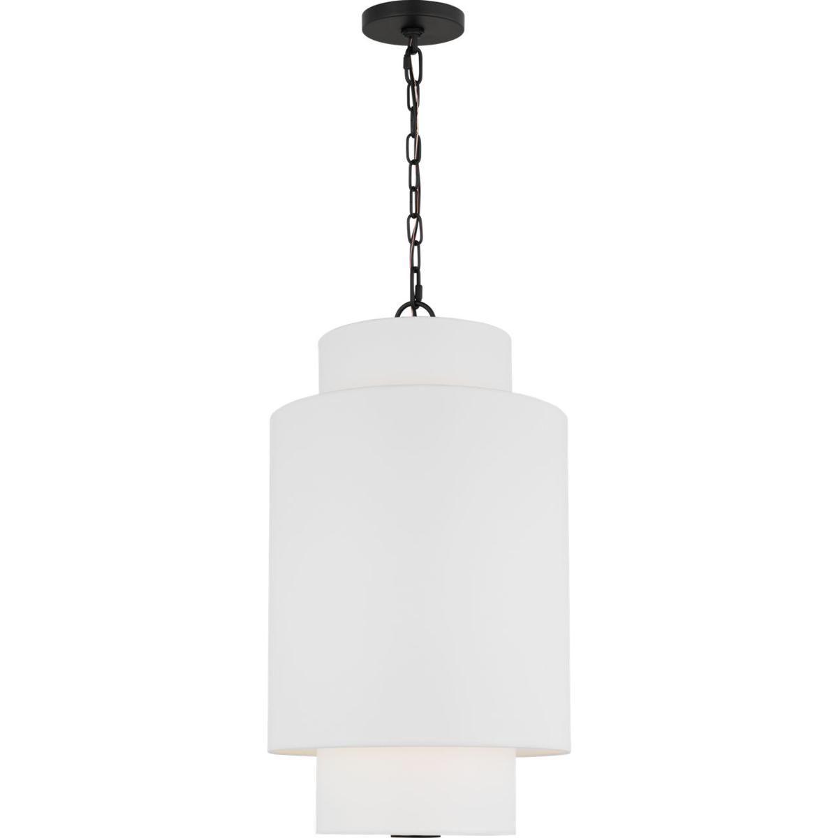 Visual Comfort Studio Collection KSP1171MBK kate spade new york Sawyer 1 Light 15 inch Midnight Black Hanging Shade Ceiling Light