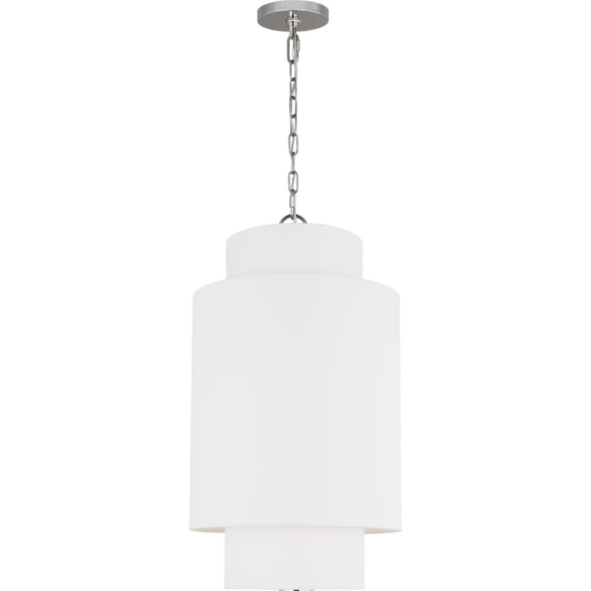 Visual Comfort Studio Collection KSP1171PN kate spade new york Sawyer 1 Light 15 inch Polished Nickel Hanging Shade Ceiling Light