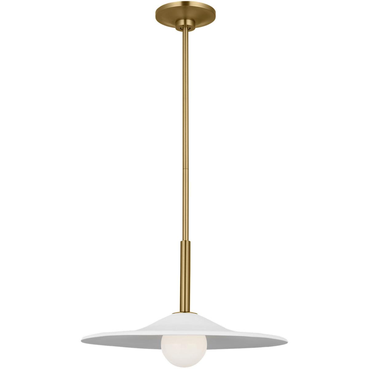 Visual Comfort Studio Collection KSP1191BBS kate spade new york Endicott 1 Light 16 inch Burnished Brass Pendant Ceiling Light
