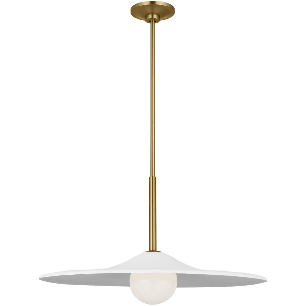 Visual Comfort Studio Collection KSP1201BBS kate spade new york Endicott 1 Light 24 inch Burnished Brass Pendant Ceiling Light