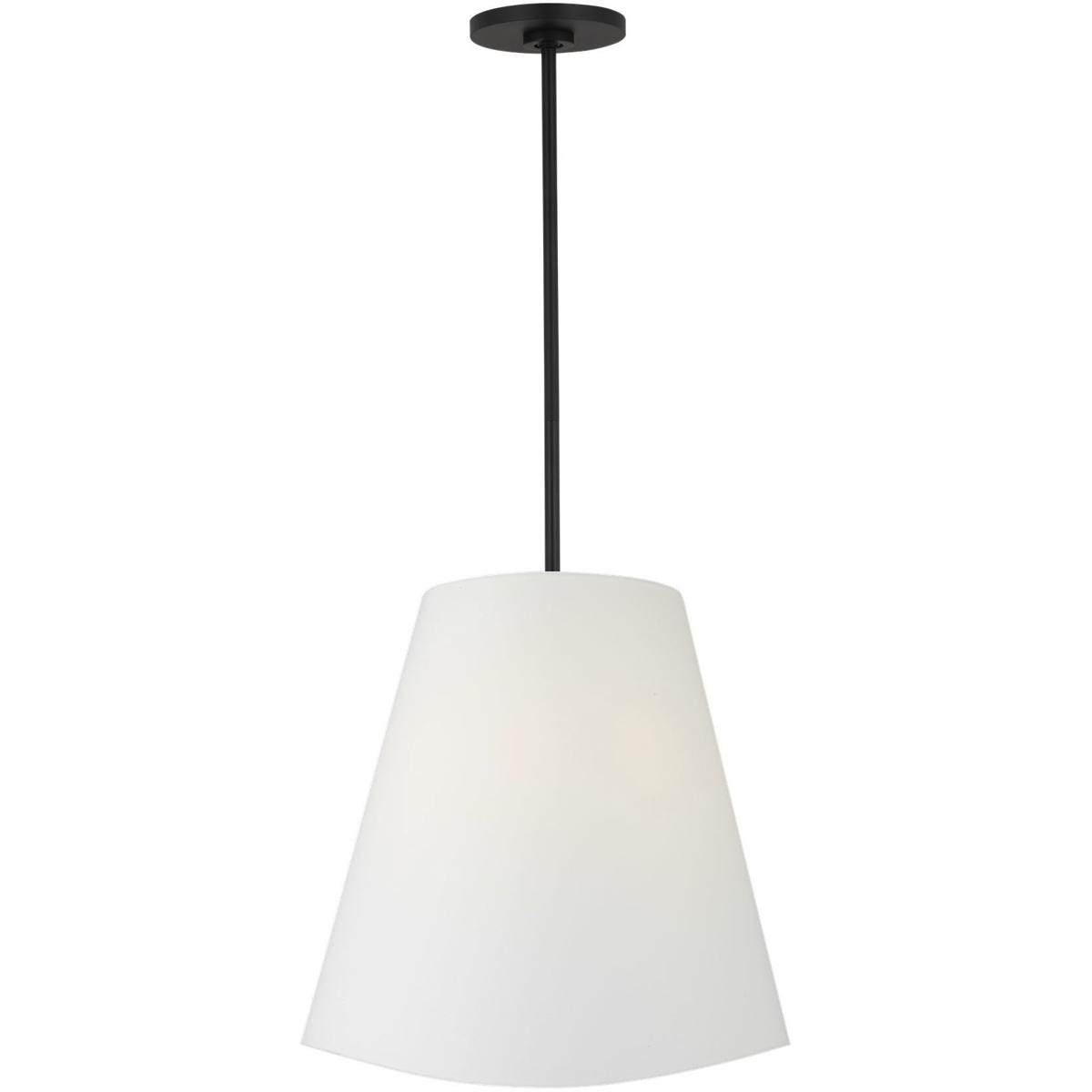 Visual Comfort Studio Collection KSP1213MBK kate spade new york Beauvoir 3 Light 18 inch Midnight Black Hanging Shade Ceiling Light