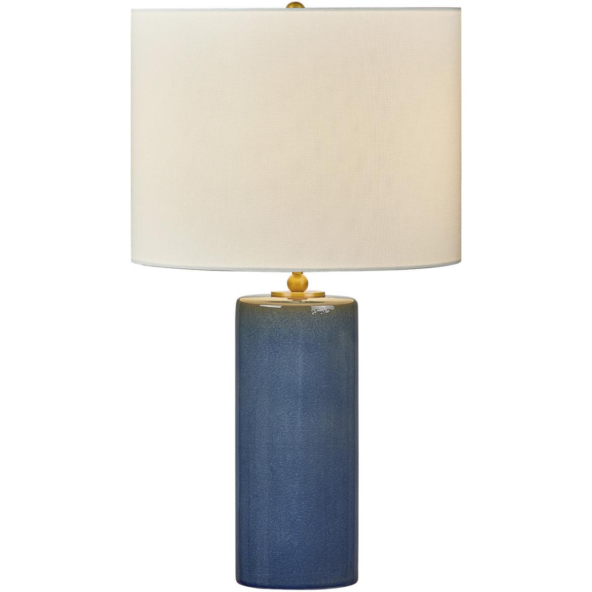 Visual Comfort Studio Collection KST1241DOC kate spade new york Lauren 26.13 inch 75 watt Deep Ocean Crackle Table Lamp Portable Light