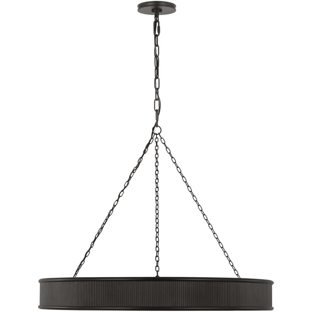 Visual Comfort Studio Collection PCC10110AI Paloma Contreras Ritz 10 Light 36 inch Aged Iron Chandelier Ceiling Light