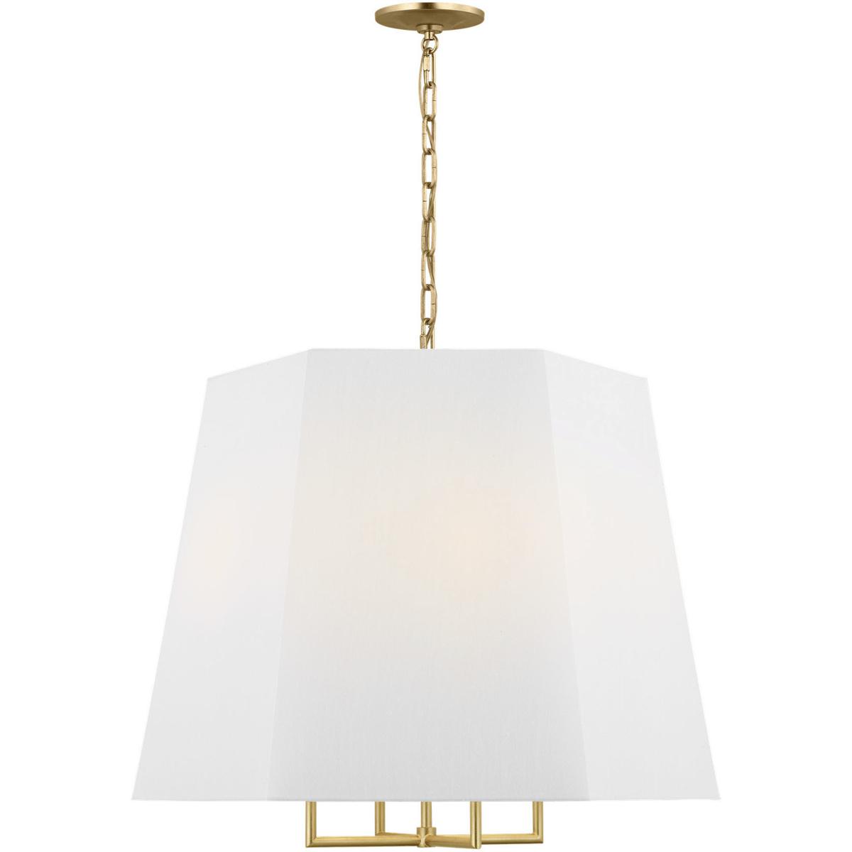 Visual Comfort Studio Collection PCP1004GD Paloma Contreras Lille 4 Light 22.63 inch Gild Hanging Shade Ceiling Light