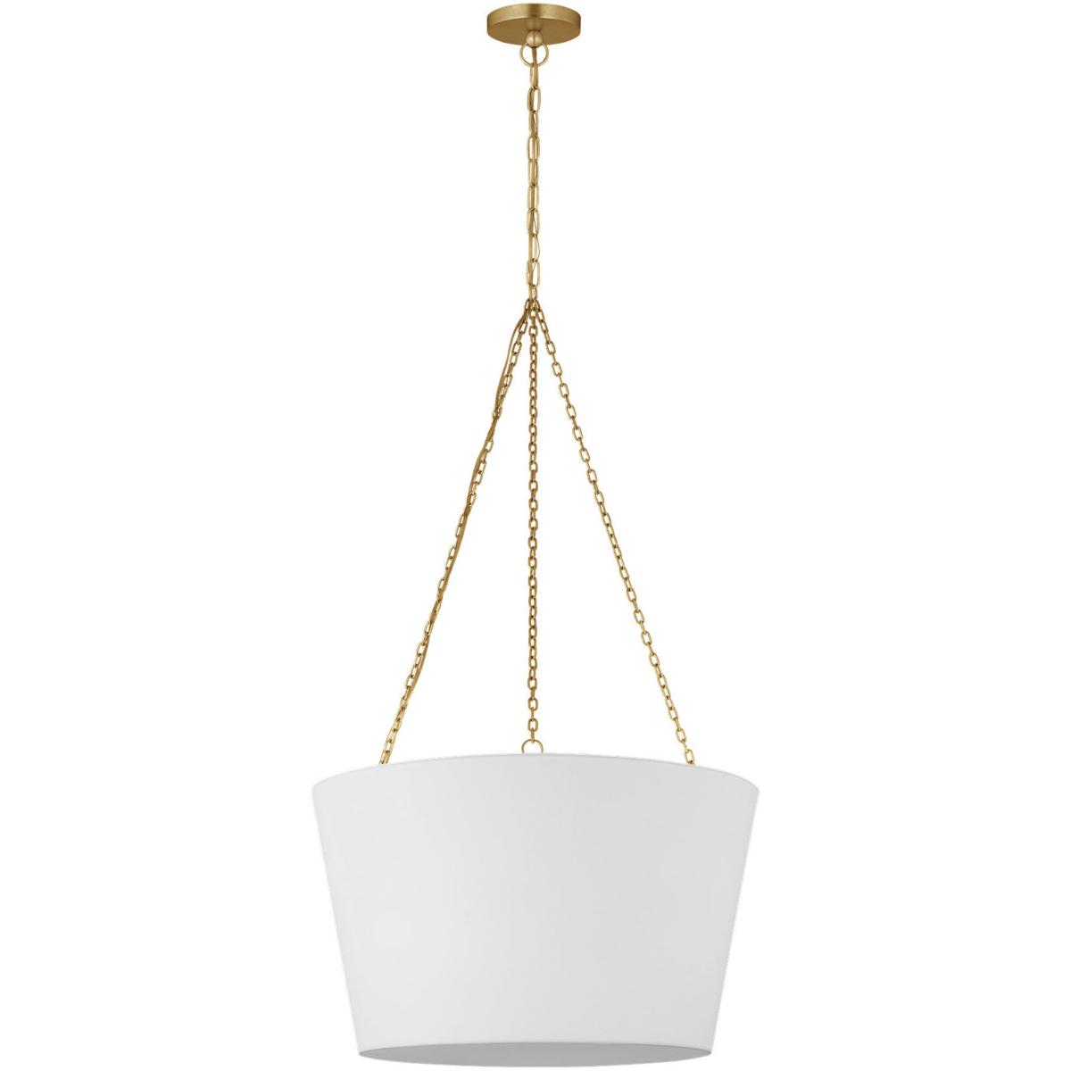 Visual Comfort Studio Collection PCP1033GD Paloma Contreras Herve 3 Light 24 inch Gild Hanging Shade Ceiling Light