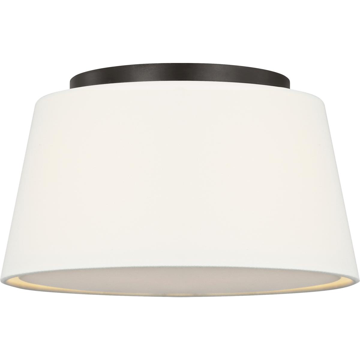 Visual Comfort Studio Collection SCRJFM197AIWL Richard June Hale 2 Light 12 inch Aged Iron Flush Mount Ceiling Light in Standard