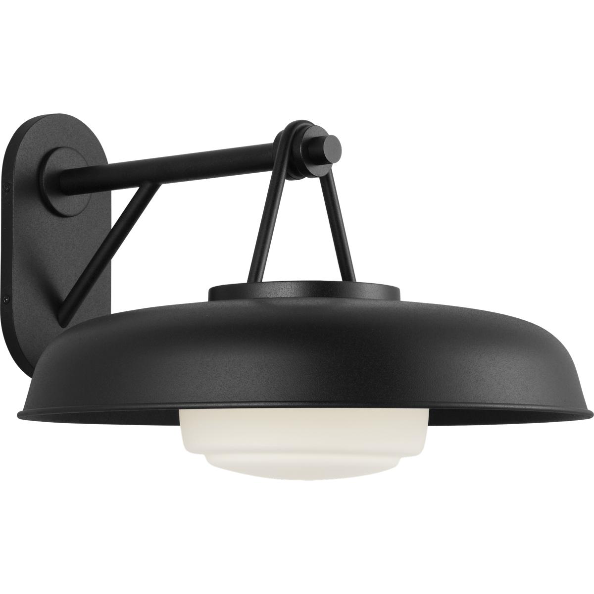 Visual Comfort Studio Collection SCRJOWS172TXBMWOG-LI Richard June Liora 1 Light 10.63 inch Textured Black Outdoor Wall Light in LED