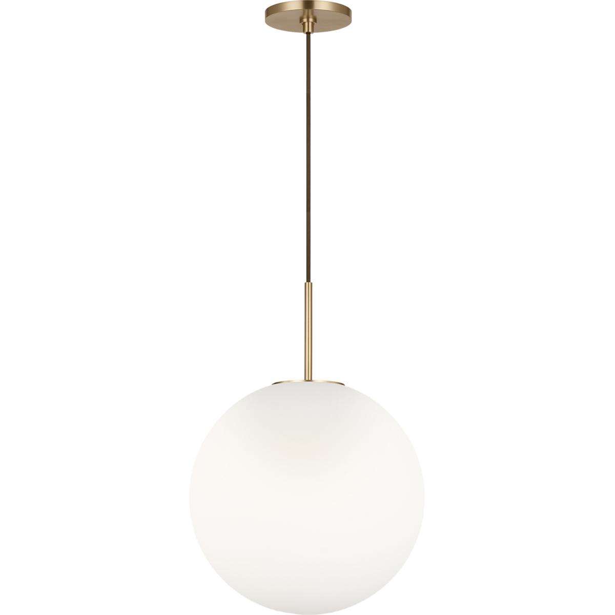 Visual Comfort Studio Collection SCRJPD179EBSOEG-LI Richard June Sorelle 1 Light 18 inch Estate Brass Pendant Ceiling Light in LED
