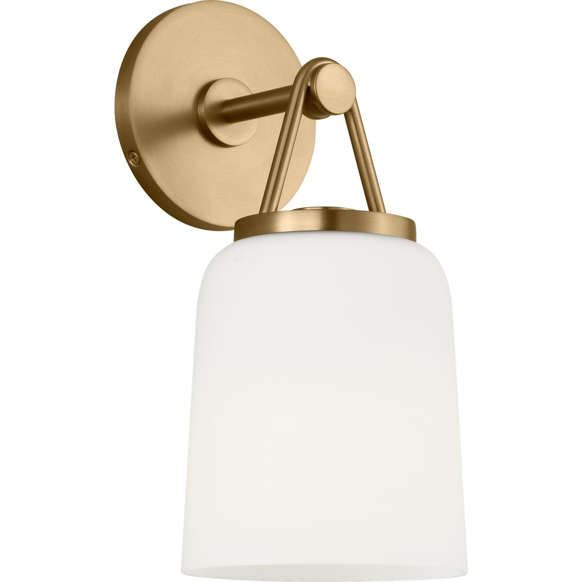 Visual Comfort Studio Collection SCRJWS174EBSOEG Richard June Liora 1 Light 5.21 inch Estate Brass Wall Sconce Wall Light in Standard