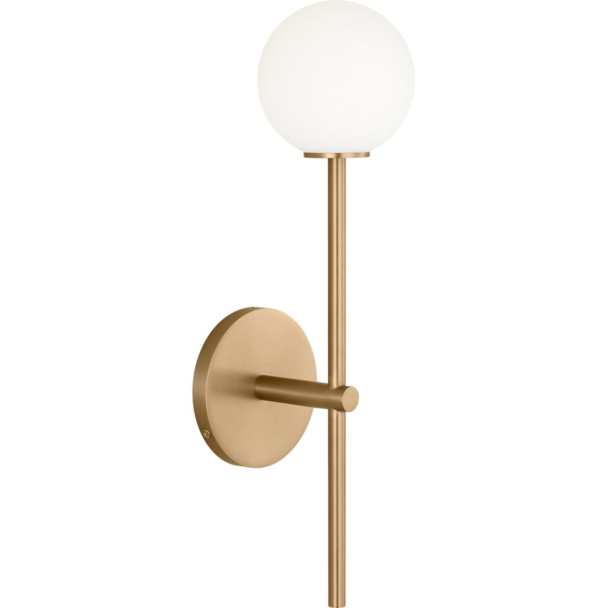Visual Comfort Studio Collection SCRJWS184EBSOEG Richard June Sorelle 1 Light 4.5 inch Estate Brass Wall Sconce Wall Light in Standard