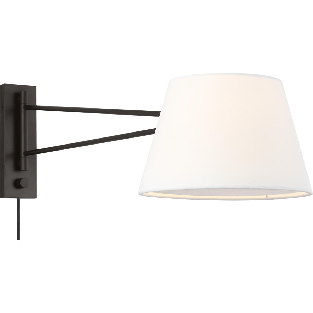 Visual Comfort Studio Collection SCRJWS195AIWL-LI Richard June Hale 1 Light 10 inch Aged Iron Wall Sconce Wall Light in LED