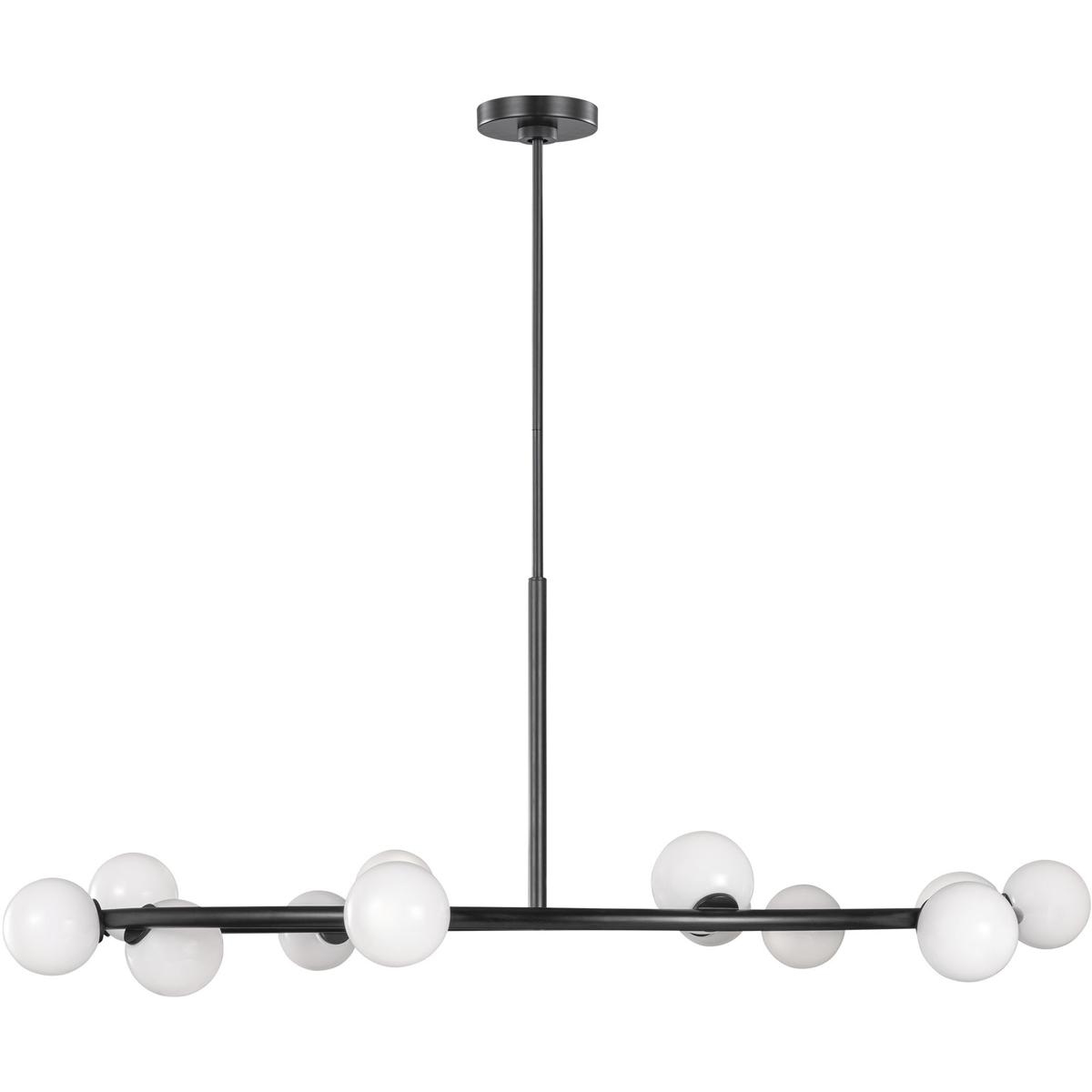 Visual Comfort Studio Collection SLC10612AI Sean Lavin Altair 12 Light 44 inch Aged Iron Chandelier Ceiling Light