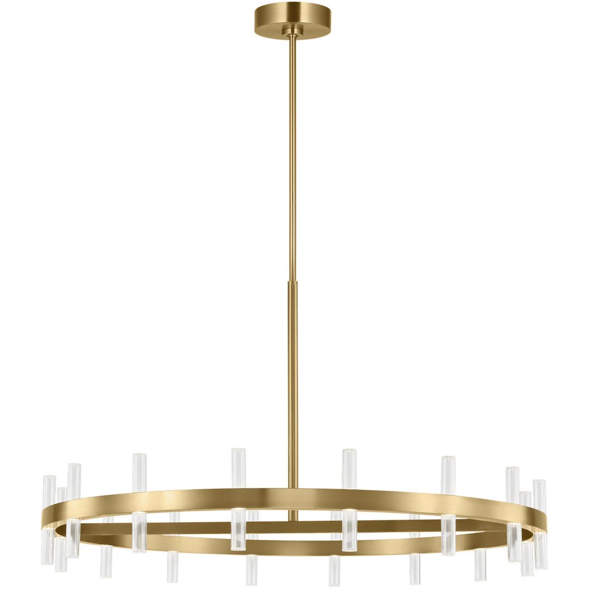 Visual Comfort Studio Collection SLC11032BBS Sean Lavin Silas 36 inch Burnished Brass Chandelier Ceiling Light
