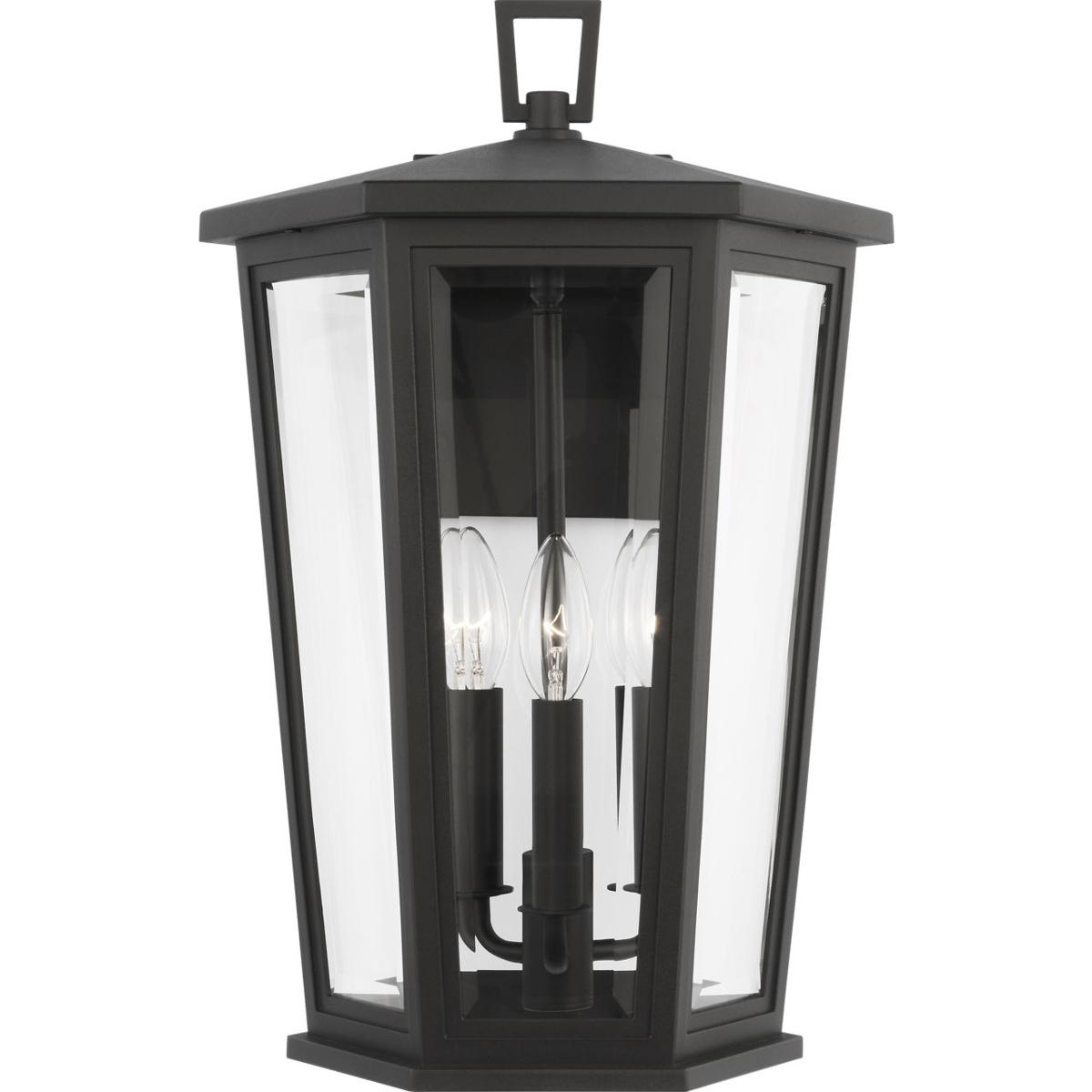 Visual Comfort Studio Collection SLO1063TXB Sean Lavin Witley 3 Light 18.63 inch Textured Black Outdoor Wall Lantern