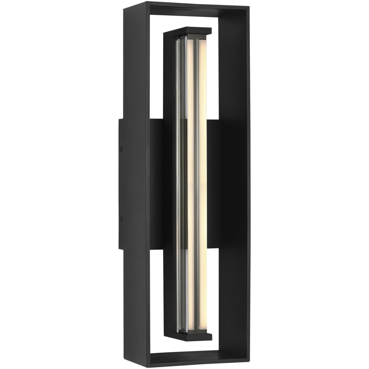 Visual Comfort Studio Collection SLO1331TXB Sean Lavin Abner 16 inch Textured Black Outdoor Wall Lantern
