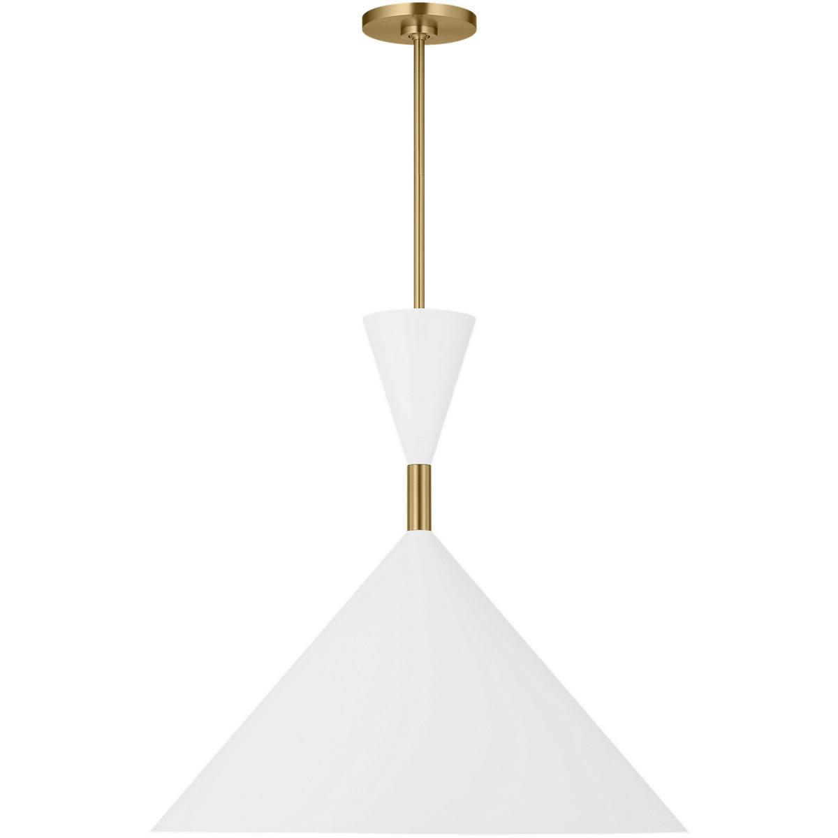 Visual Comfort Studio Collection SLP1021BBS Sean Lavin Bodhi 24 inch Burnished Brass Pendant Ceiling Light
