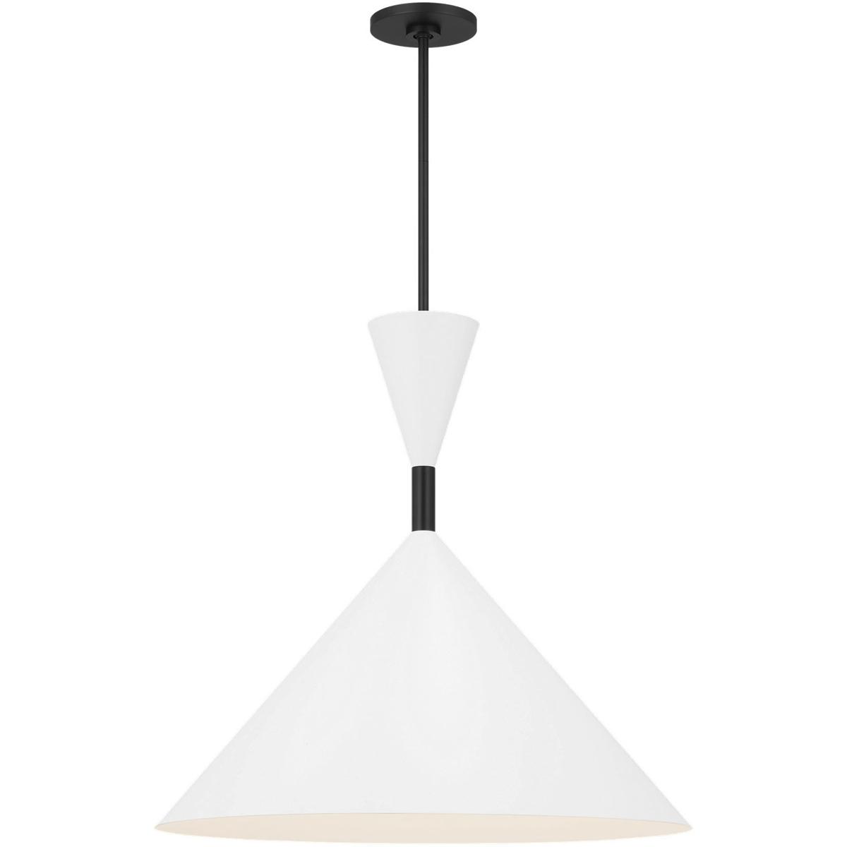Visual Comfort Studio Collection SLP1021MBK Sean Lavin Bodhi 24 inch Midnight Black Pendant Ceiling Light