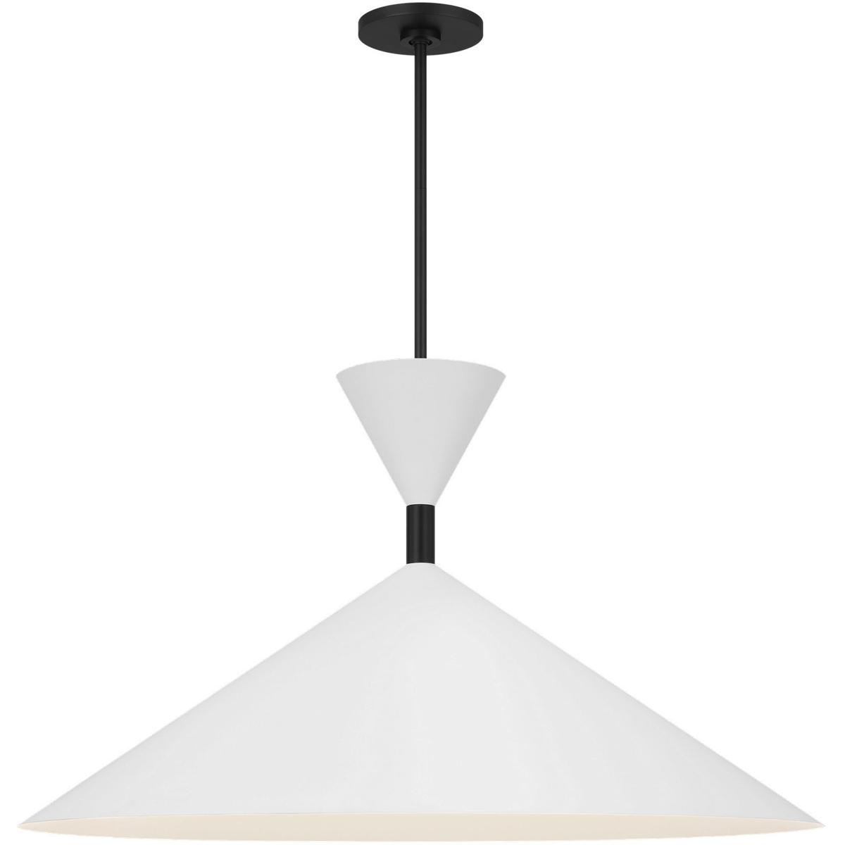 Visual Comfort Studio Collection SLP1031MBK Sean Lavin Bodhi 30 inch Midnight Black Pendant Ceiling Light