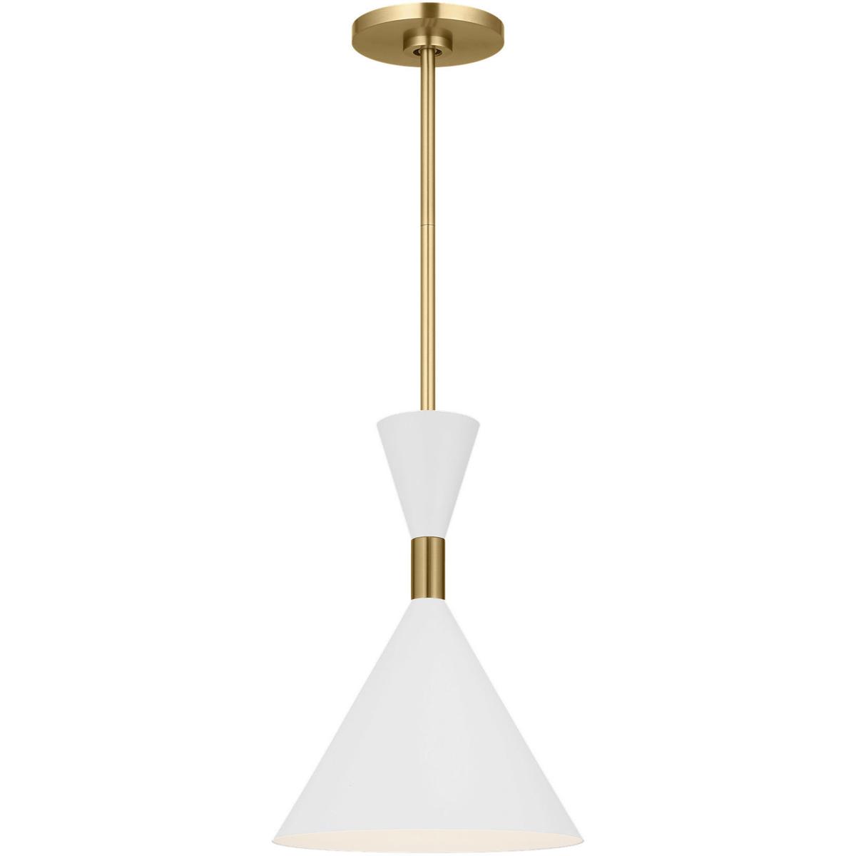 Visual Comfort Studio Collection SLP1041BBS Sean Lavin Bodhi 10 inch Burnished Brass Pendant Ceiling Light