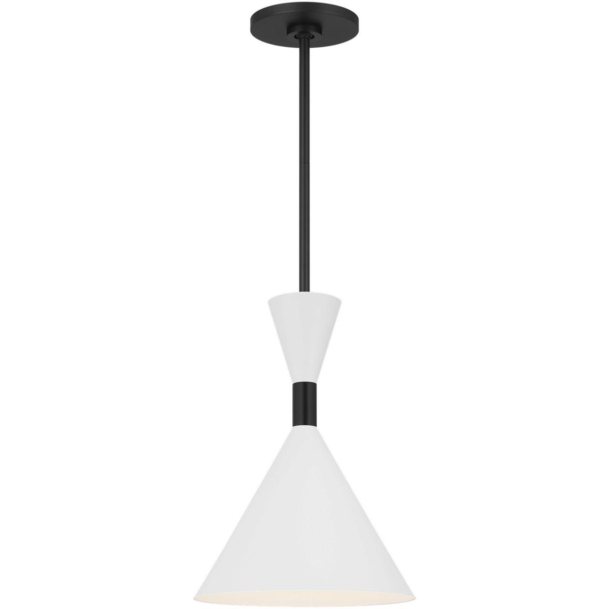 Visual Comfort Studio Collection SLP1041MBK Sean Lavin Bodhi 10 inch Midnight Black Pendant Ceiling Light
