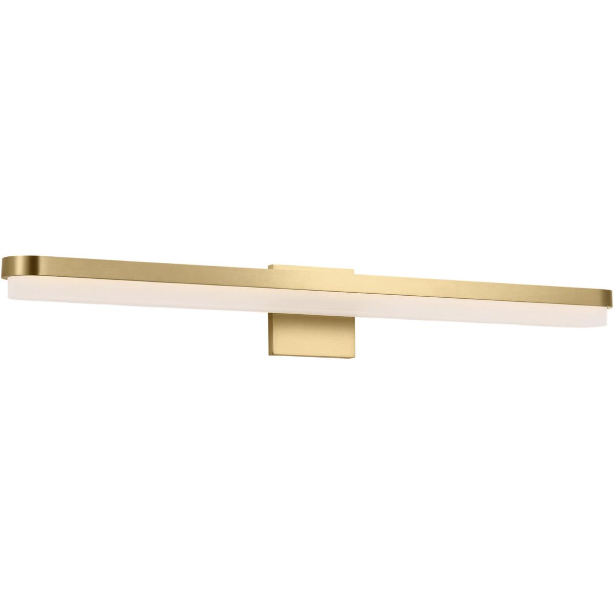 Visual Comfort Studio Collection SLV1041BBS Sean Lavin Ismary 36 inch Burnished Brass Bath Vanity Wall Light