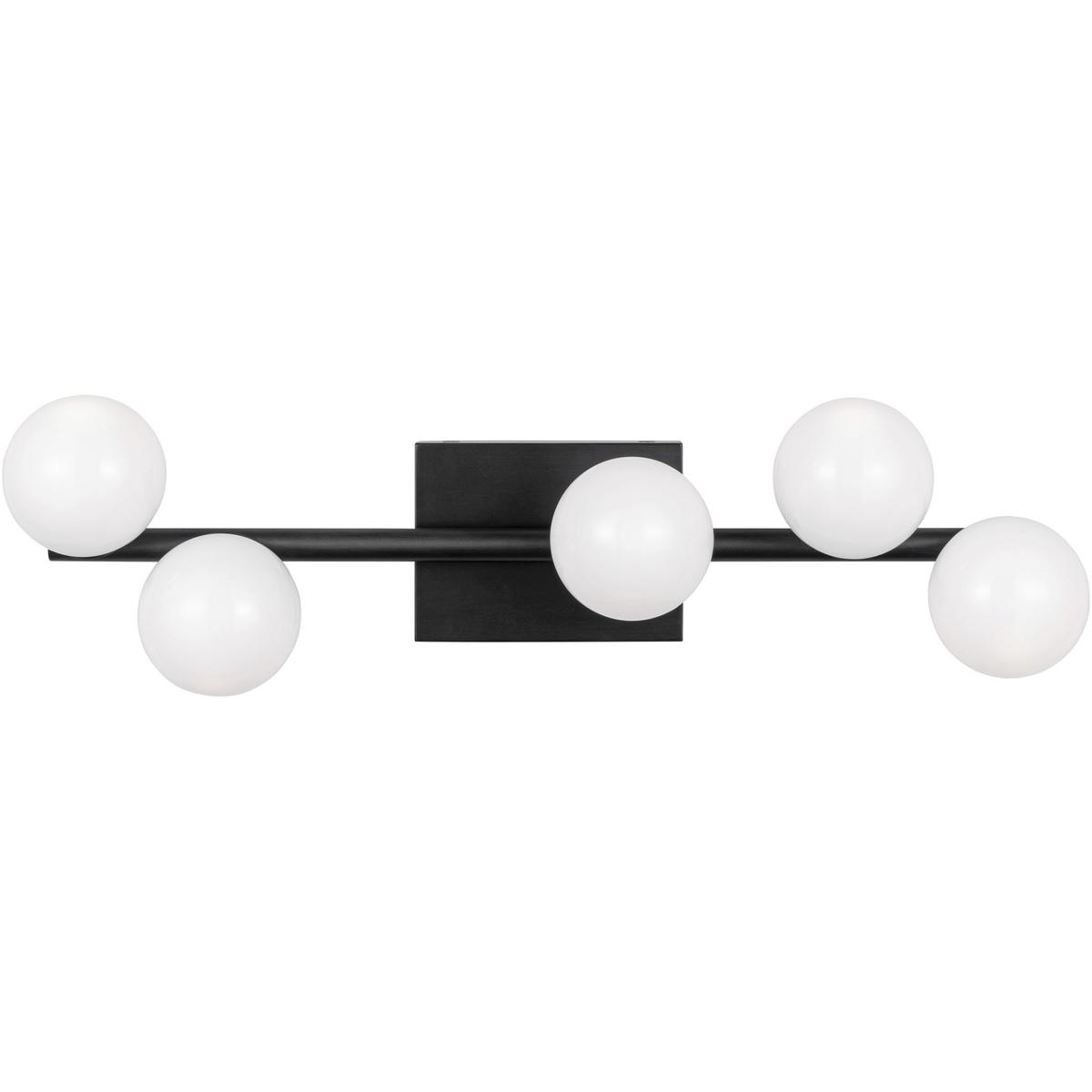 Visual Comfort Studio Collection SLW1055AI Sean Lavin Altair 5 Light 24 inch Aged Iron Bath Vanity Wall Light