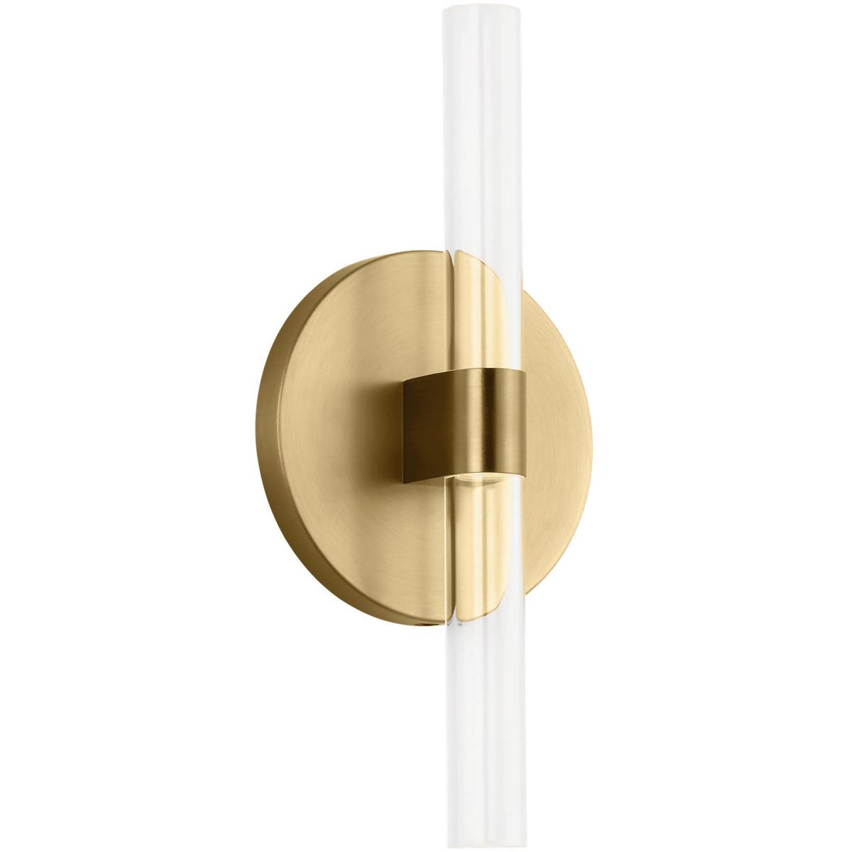 Visual Comfort Studio Collection SLW1082BBS Sean Lavin Silas 4.5 inch Burnished Brass ADA Sconce Wall Light