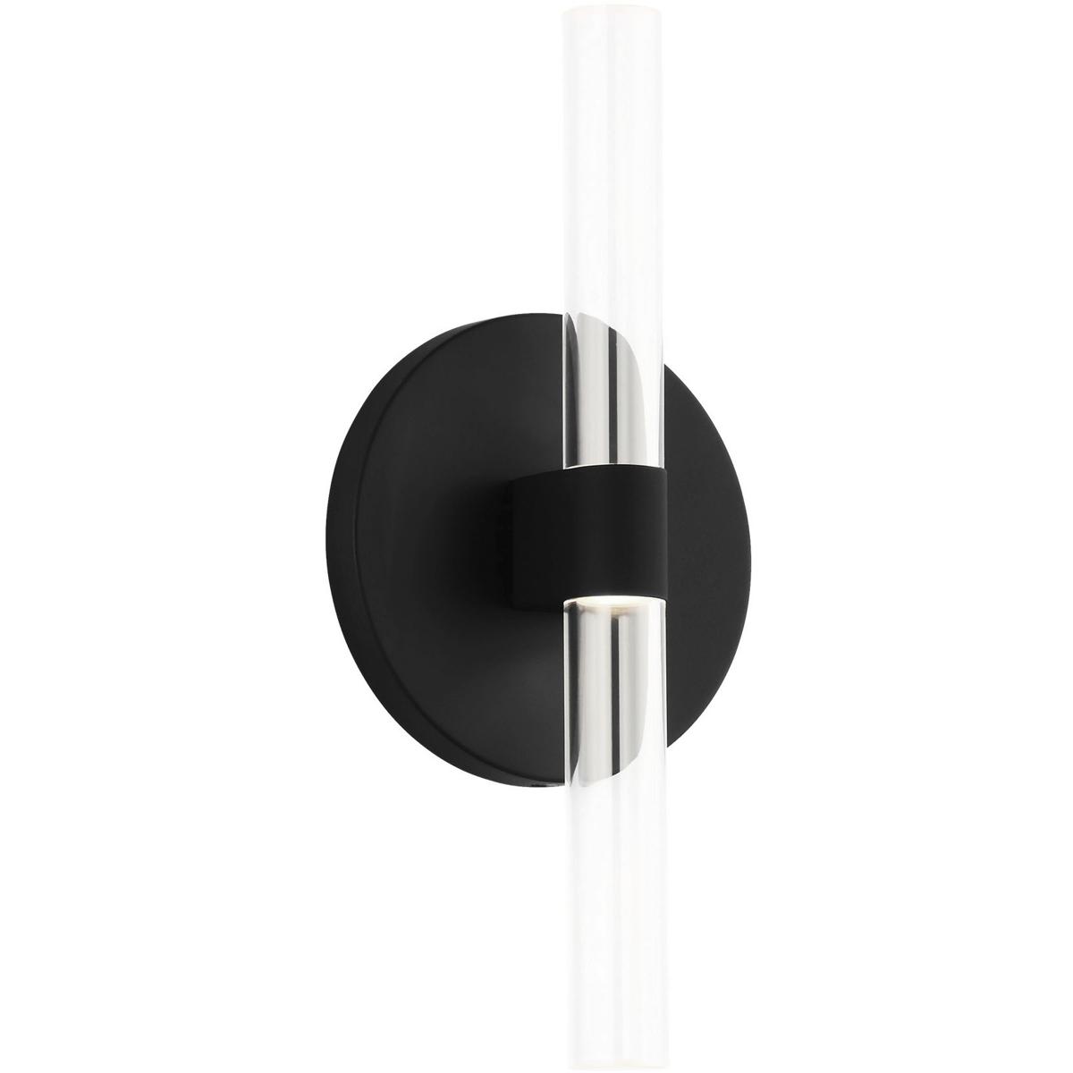 Visual Comfort Studio Collection SLW1082MBK Sean Lavin Silas 4.5 inch Midnight Black ADA Sconce Wall Light